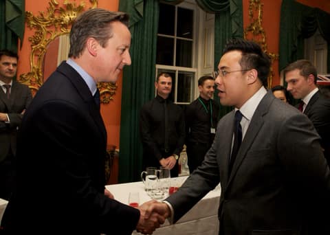 Meeting David Cameron at No 10, 2015