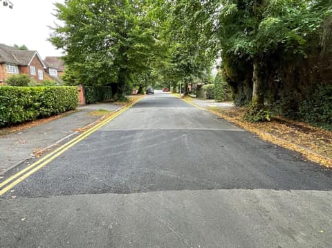 Cherry Tree Road surface patch
